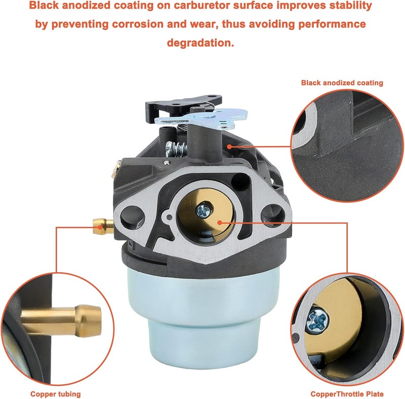 Hipa GCV160 Carburetor for Honda GCV160A GCV160LA GCV160LE GCV160LA0 Engine HRT216 HRB216 HRR216 HRS216 HRZ216 Lawn Mower Pressure Washer 16100-Z0L-023 16100-ZM0-804 - Image 5